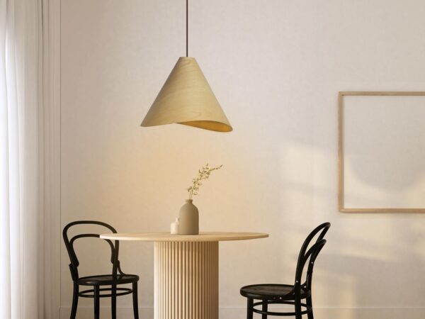 Tömör fa lámpa E27 / 450 - WRE012