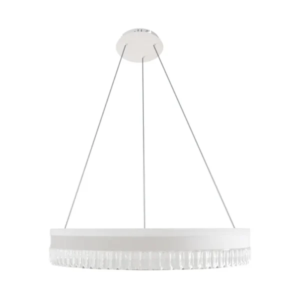 LED luxusos függesztett kristálycsillár + távvezérlõ 80W - TA2302/W