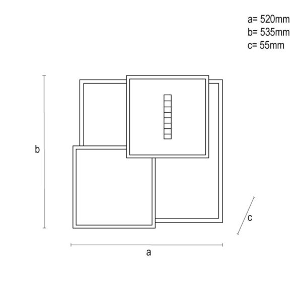 LED mennyezeti lámpa + távvezérlõ 95W - TA1323/W