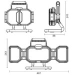 LED tölthetõ munkalámp 50W - WL26R