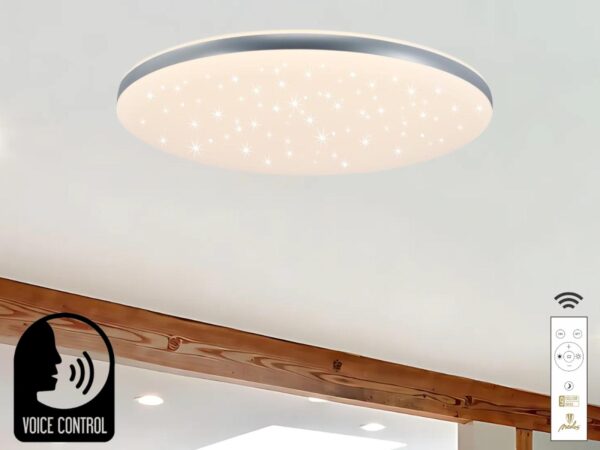 LED mennyezeti lámpa STAR + távvezérlõ + HANGVEZÉRLÉS 48W - LC912TV