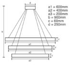 LED világítás + vezérlés 165W - J4318/S