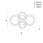 LED világítás + vezérlés 100W - J3346/B