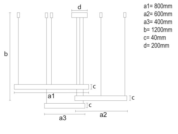 LED világítás + vezérlés 125W - J4384/W