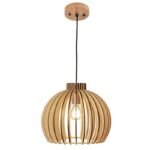 Tömör fa lámpa E27 / 450 - WRE142