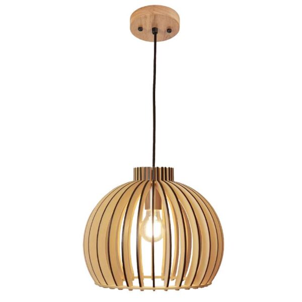 Tömör fa lámpa E27 / 450 - WRE142