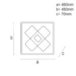 LED világítás + vezérlés 90W - J1326/B