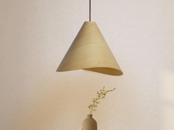 Tömör fa lámpa E27 / 450 - WRE012