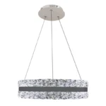 LED luxusos függesztett kristálycsillár + távvezérlõ 80W - TA2303/W