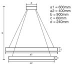LED világítás + vezérlés 135W - J4317/BR