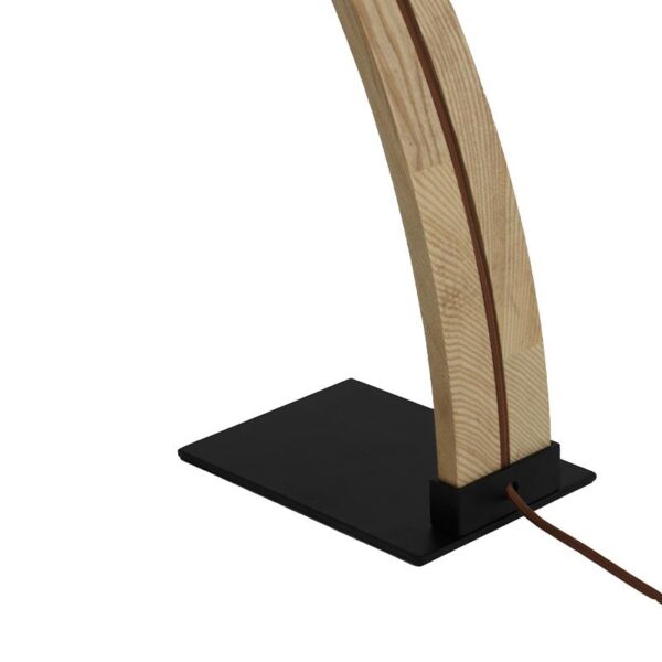 Asztali lámpa tömör fa E27 / 60W - WRE161