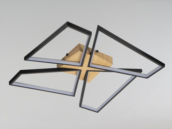 LED mennyezeti lámpa + távvezérlõ 115W - TA1312/BW