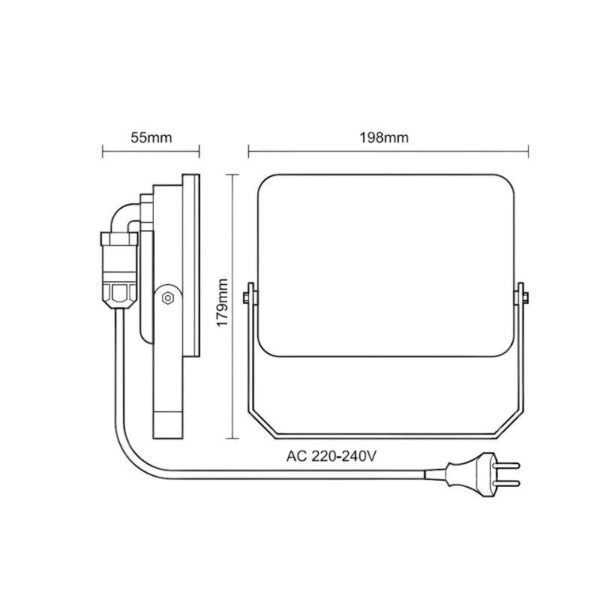 LED reflektor 50W / 4000K - LF7124