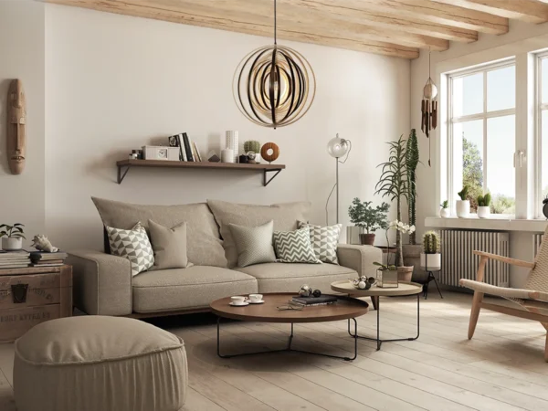 Tömör fa lámpa E27 / 500 - WRE072