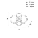 LED világítás + vezérlés 150W - J3354/BR