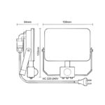 LED reflektor érzékelõvel 10W / 4000K - LF7021S