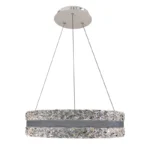 LED luxusos függesztett kristálycsillár + távvezérlõ 80W - TA2303/W