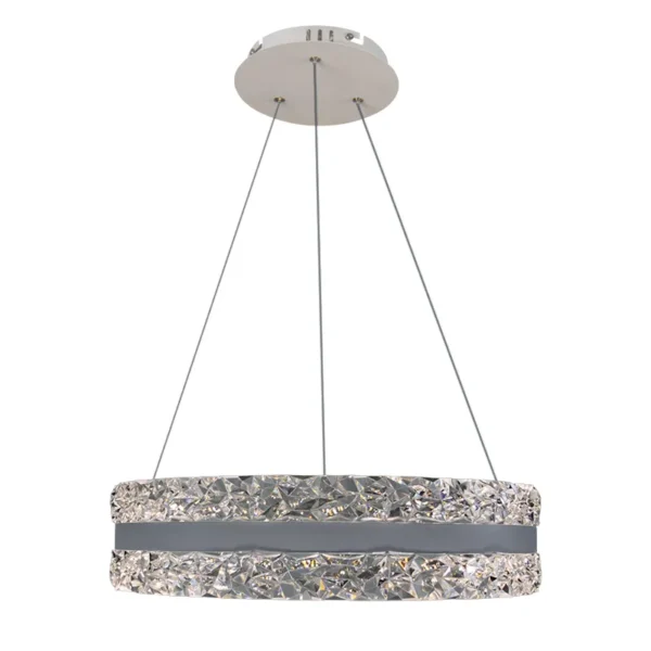 LED luxusos függesztett kristálycsillár + távvezérlõ 80W - TA2303/W