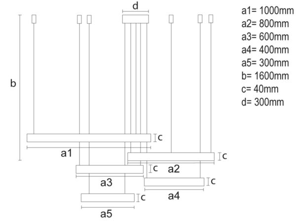 LED világítás + vezérlés 220W - J4372/G