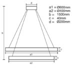 LED világítás + vezérlés 30W - J4359/G