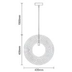 Tömör fa lámpa E27 / 435 - WRE071