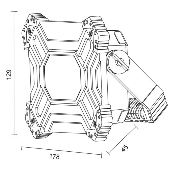 LED tölthetõ munkalámp 10W - WL21R