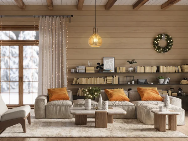 Tömör fa lámpa E27 / 200 - WRE111