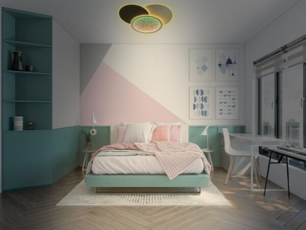 LED mennyezeti lámpa + távvezérlõ 80W - TA1308/WB