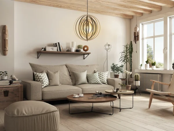 Tömör fa lámpa E27 / 500 - WRE072