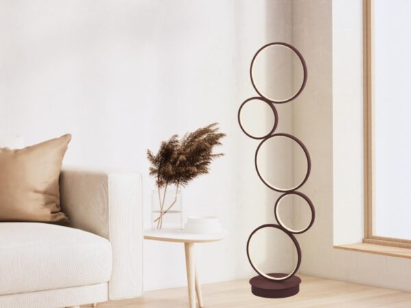 LED dizájn állólámpa 85W - JF2309/BR