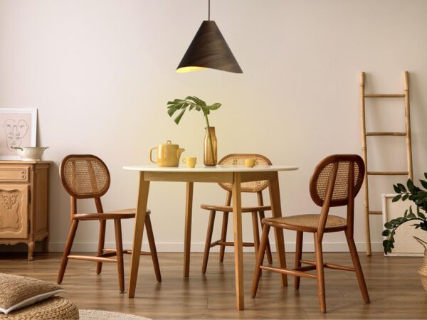 Tömör fa lámpa E27 / 450 - WRE022