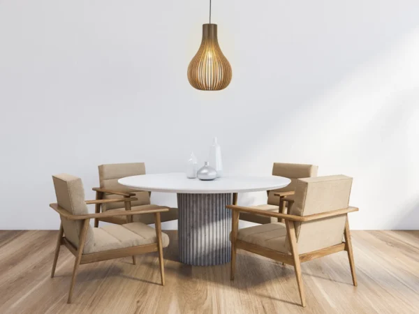 Tömör fa lámpa E27 / 380 - WRE092