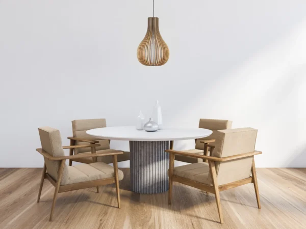 Tömör fa lámpa E27 / 380 - WRE092