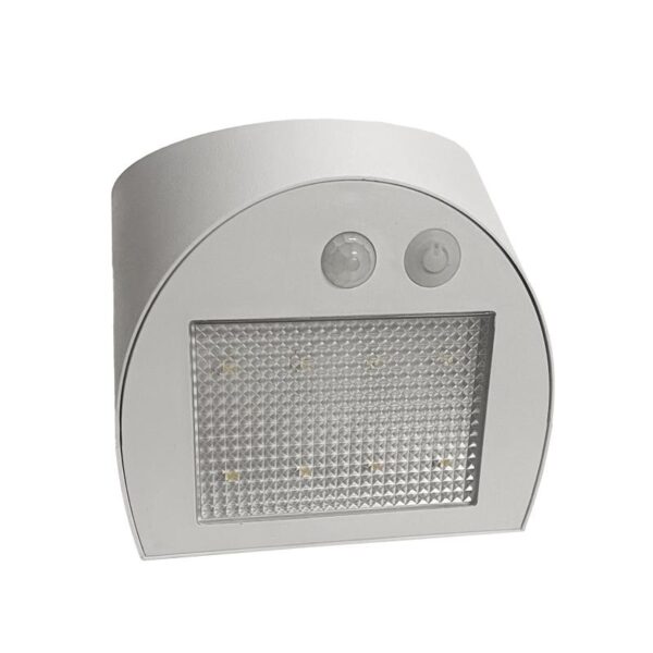 LED fehér fali napelemes lámpa 3W / 3000K / 4000K - LS125