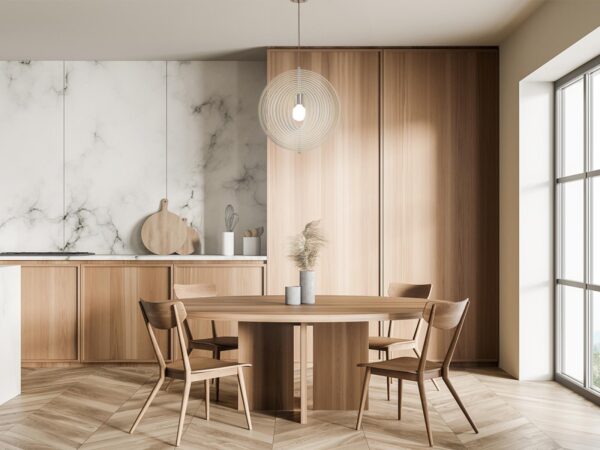 Tömör fa lámpa E27 / 435 - WRE061