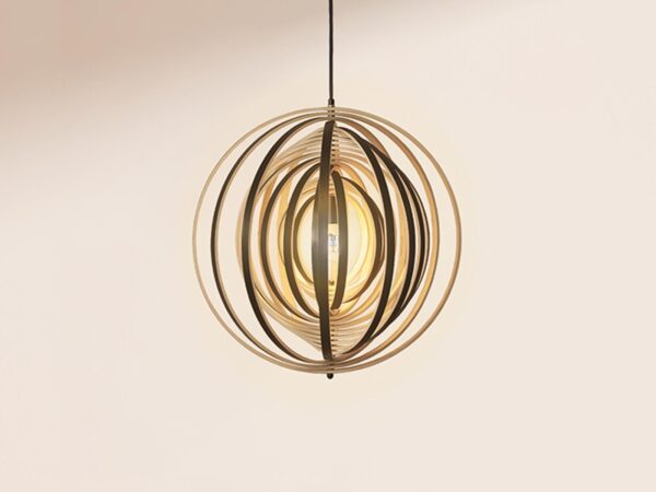 Tömör fa lámpa E27 / 590 - WRE073