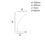 LED dizájn asztali lámpa 11W - JT1309/B