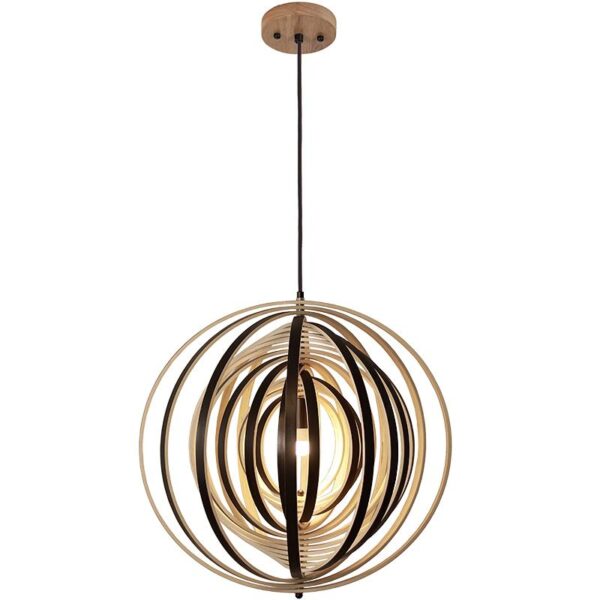 Tömör fa lámpa E27 / 590 - WRE073