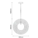 Tömör fa lámpa E27 / 590 - WRE073
