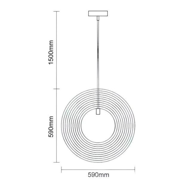 Tömör fa lámpa E27 / 590 - WRE073