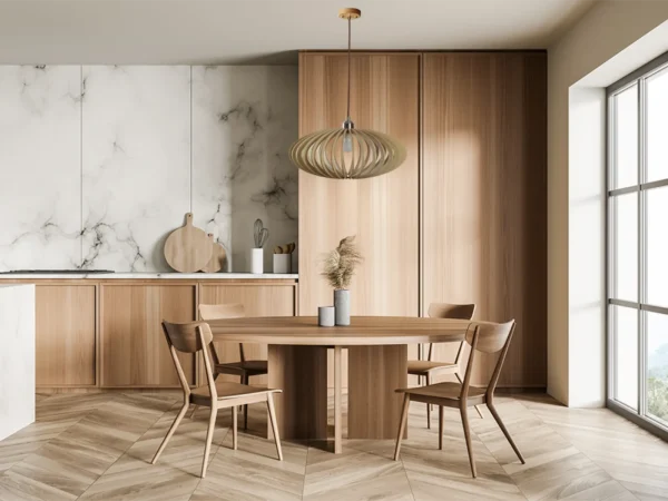 Tömör fa lámpa E27 / 450 - WRE121