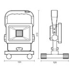 LED tölthetõ munkalámpa 10W - WL20R