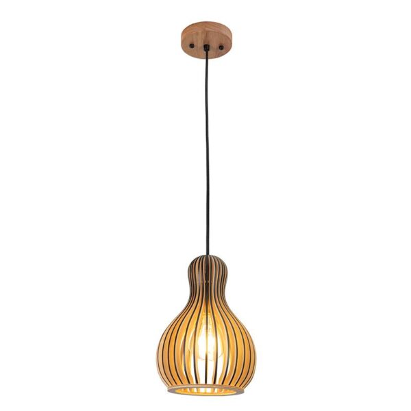 Tömör fa lámpa E27 / 200 - WRE111