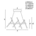 LED világítás + vezérlés 80W - J4356/B