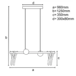 LED világítás + vezérlés 105W - J4344/GCH