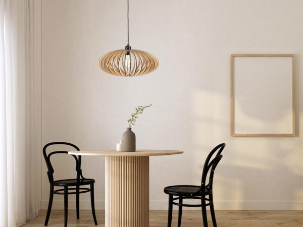 Tömör fa lámpa E27 / 450 - WRE131