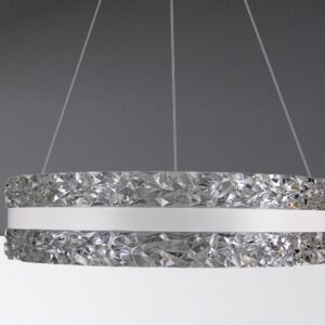 LED luxusos függesztett kristálycsillár + távvezérlõ 80W - TA2303/W