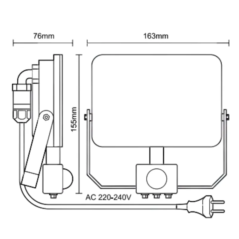 LED reflektor érzékelõvel 30W / 4000K - LF7123S - Image 10