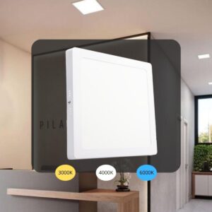 LED panel falon kívüli 24W / PSSF / SMD / 3000K - 4000K - 6000K / WH - LPL435
