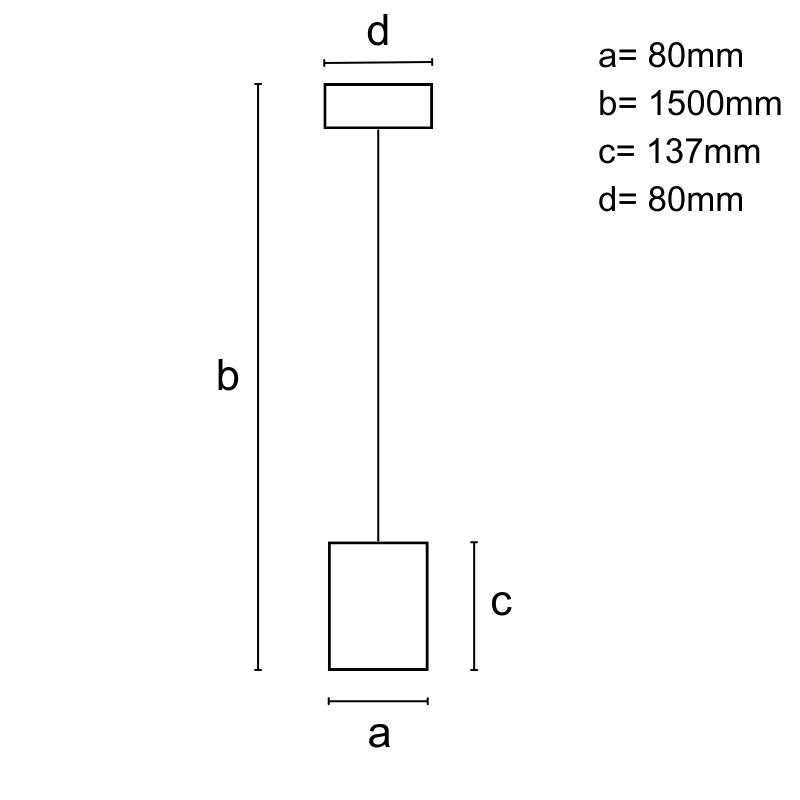 Tömör fa lámpa GU10 / 80 - WRG041 - Image 2